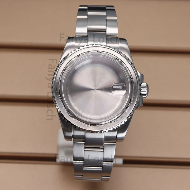 Fenya 40mm koperta zegarka dla nurka stalowa bransoletka dla Deepsea Seiko Nh35 Nh36 Nh38 4R36 Miyota8215 Eta2824 ruch 28.5mmDial Sapphire