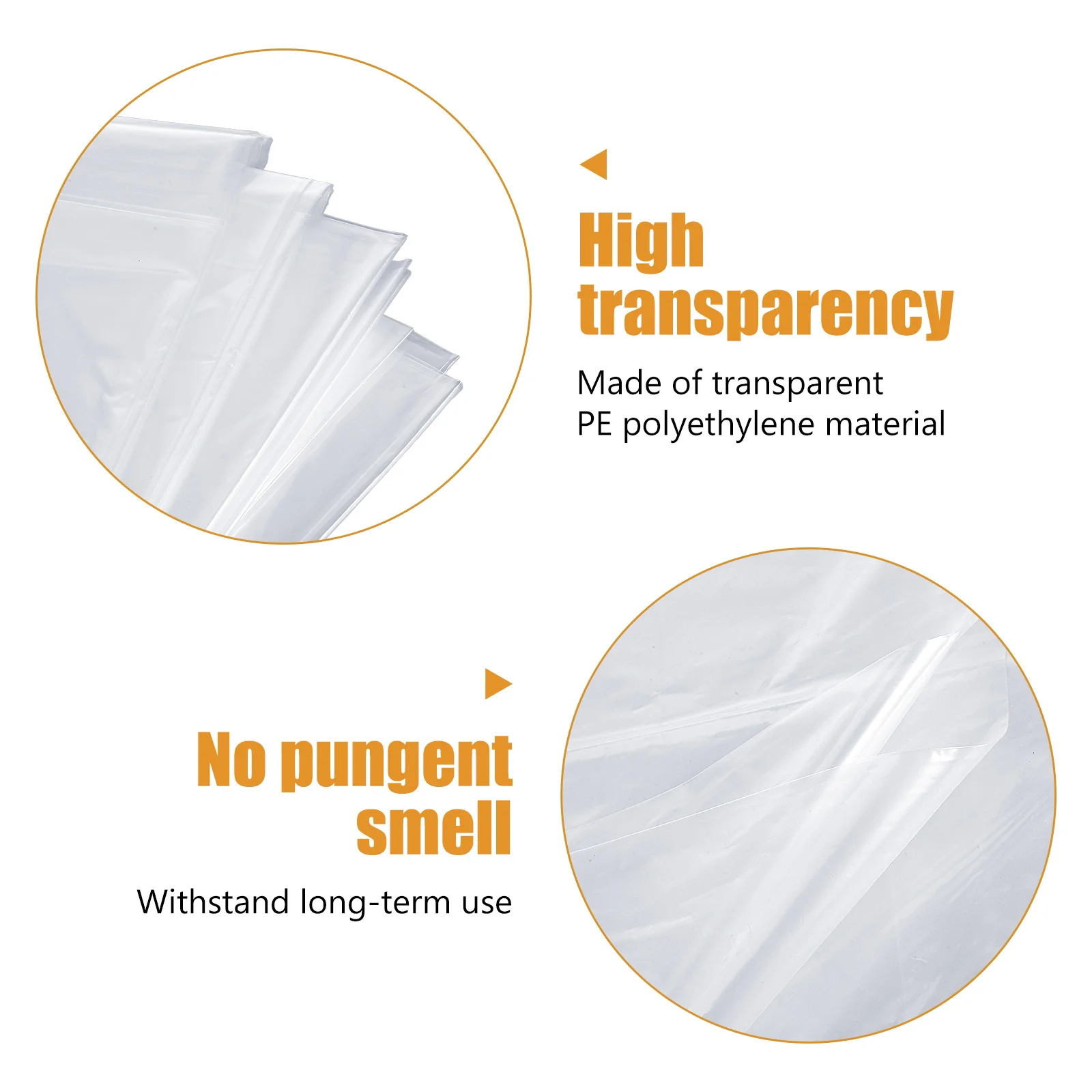 

2Pcs Heavy Duty Mattress Storage Bags Thick Transparent Protector Cover Full Size for Moving Hotel Travel