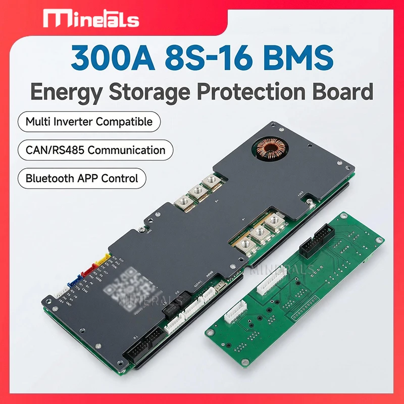 V19 pre-charging 8S-16S 300A Jikong Inverter BMS 2A Active B