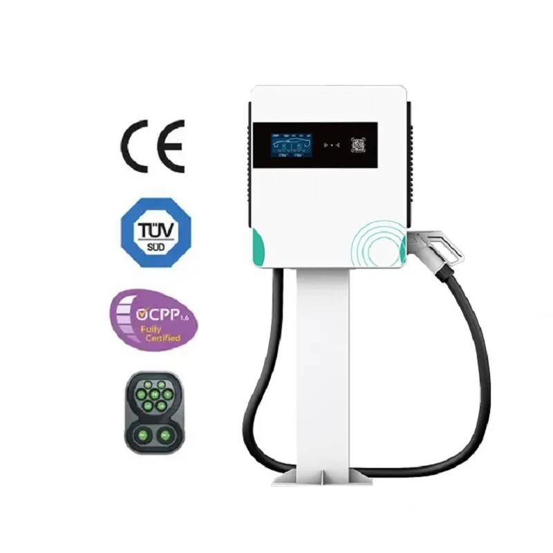Nanclee 160kW 180kW Commercial DC Fast Charger Double Gun CCS2 GBT Floor Mounted EV Charging Station CE for Motorway