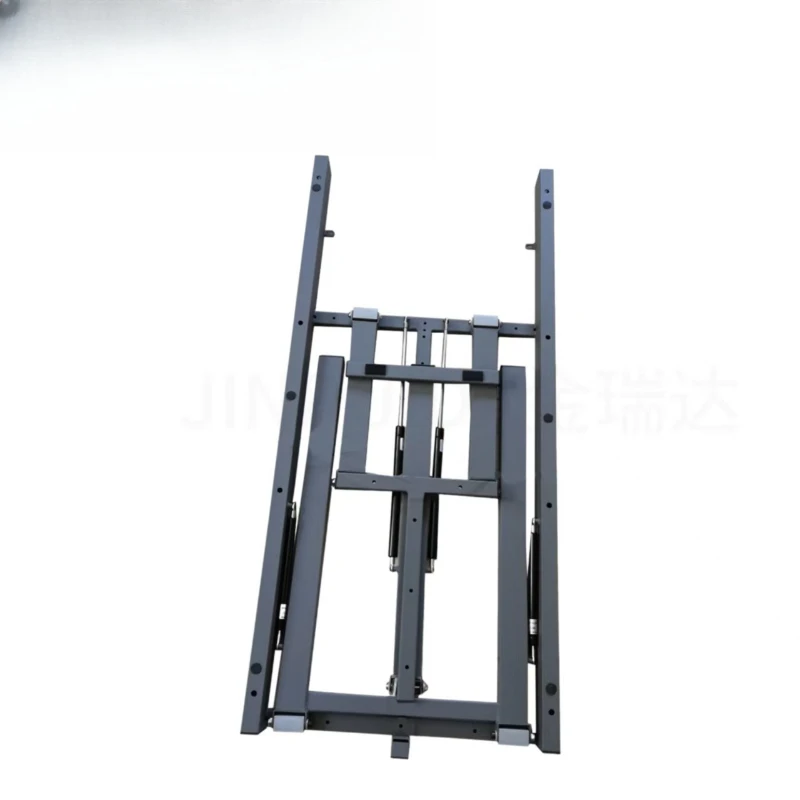 Small apartment wall folding table hardware accessories, wall hanging rack, telescopic invisible dining table hardware rack