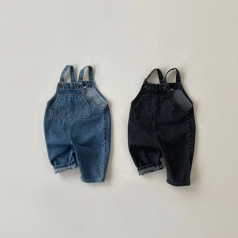 Macacão jeans sem mangas para bebê, macacão infantil, jeans macio recém-nascido, macacão bonito, menino, menina, roupas de criança, sólido, novo,