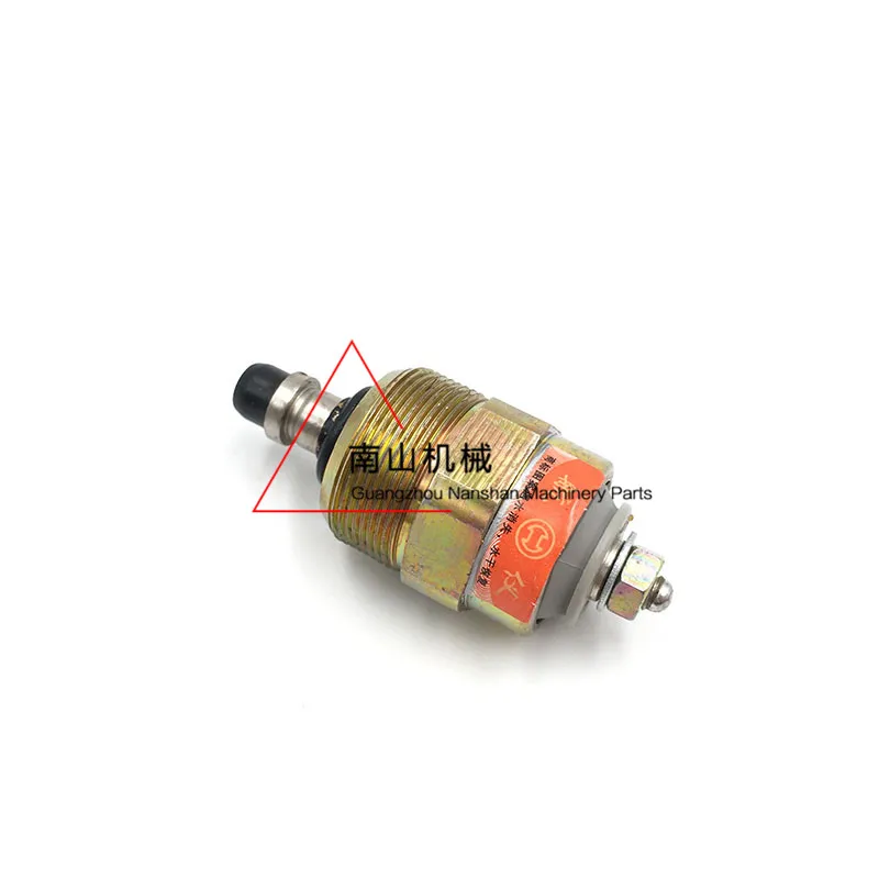 B3.3 engine flameout solenoid valve Yuchai YC85-8 oil shut-off valve Excavator accessories parts