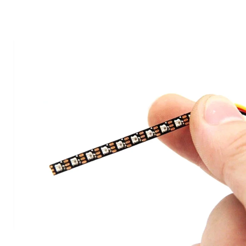 1PC 3.5mm Width WS2812 Programmable LED Bar Light Strip Board Highbrightness Lamp Beads Soft PCB Design 3.3-5V for RC Whoop FPV