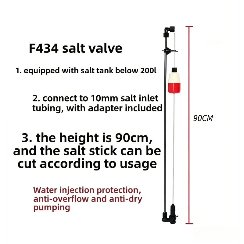 Softening water salt suction valve float 434 dissolving salt box float water injection protection