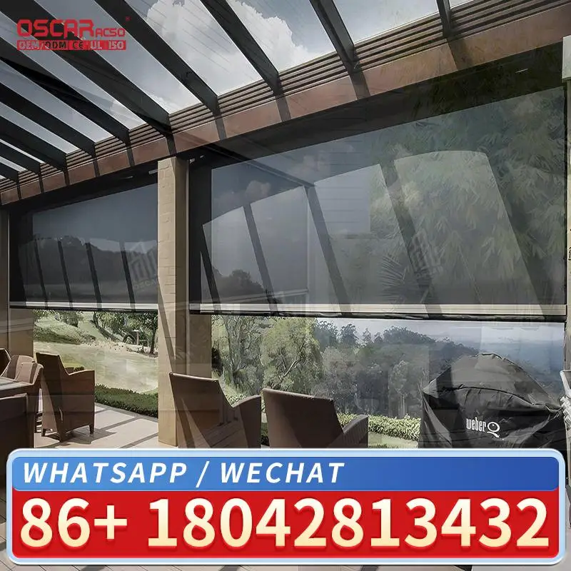 Built in Automatic Electric Cordless Roller Shade Dual Drive Plain Technique Smart Home Decor for Bedroom Office Living Room Rol