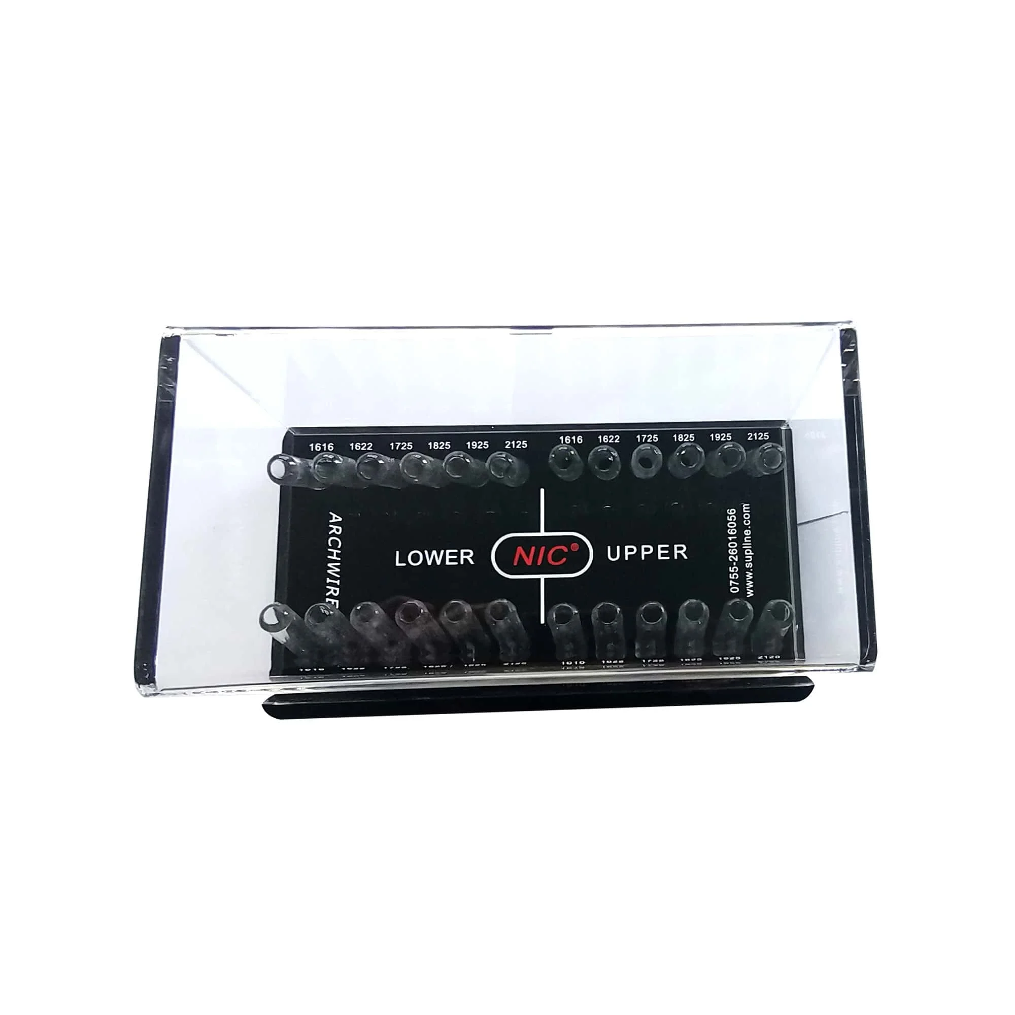 Orthodontic Archwire Case: High-End Acrylic Storage Box for Classified Organization of Rectangular&Round Orthodontic Archwires