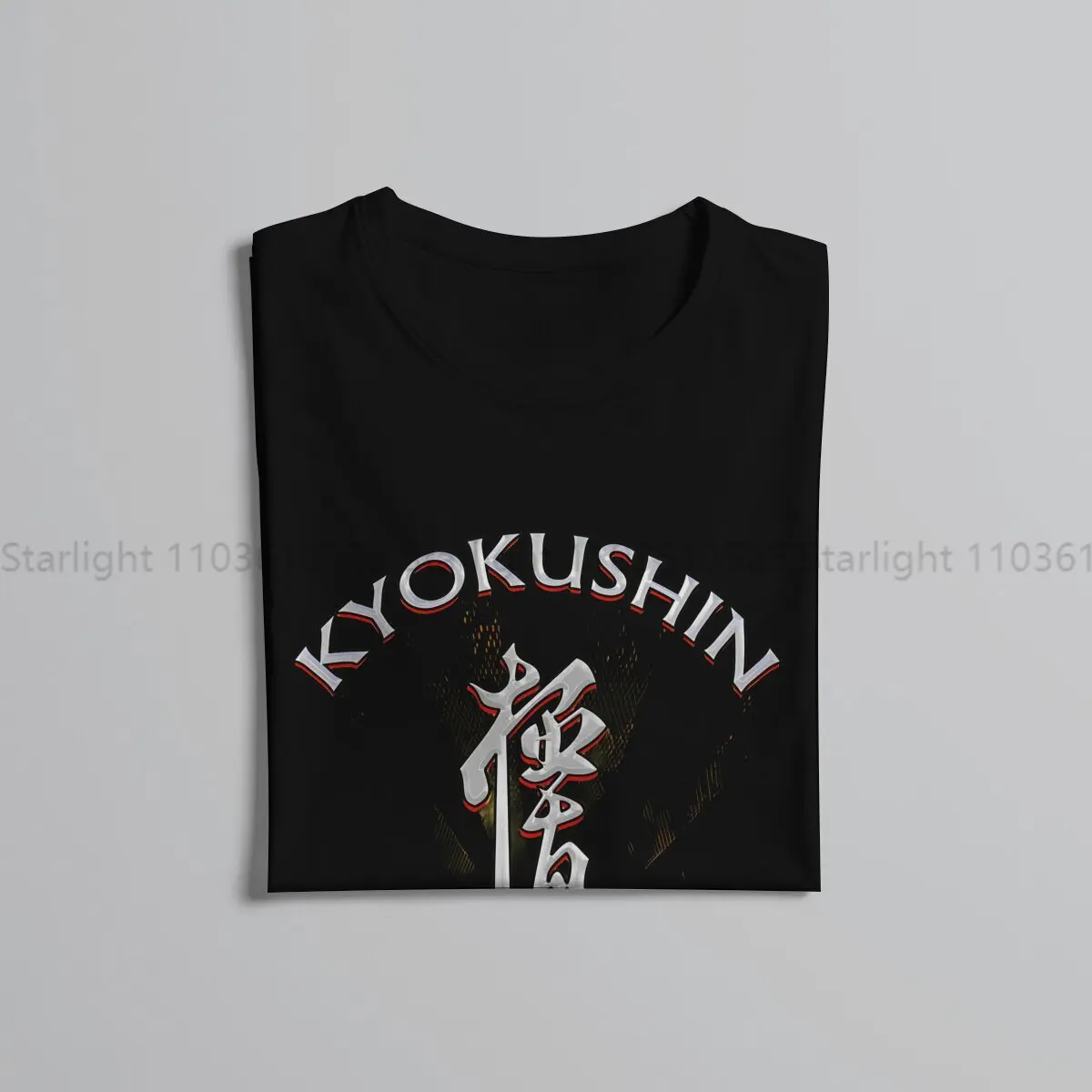 Kyokushin Karate Bushido Newest TShirt for Men Dark Round Collar T Shirt Hip Hop Gift Streetwear