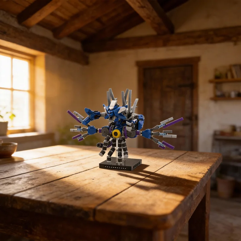 948pcs MOC Metal Overlord Sonic The Hedgehog Model Toys Building Blocks Shelf Decor, Home Decor Office Desk Decor Gift For Him