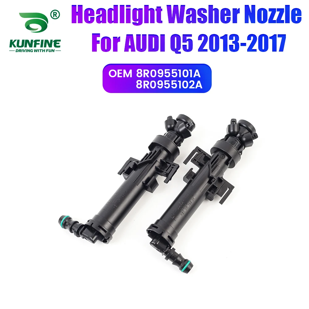 

Автомобильная фара, передний бампер, омыватель, распылительная насадка, крышка насоса для фар для AUDI Q5 2013-2017 8R0955101A 8R0955102A