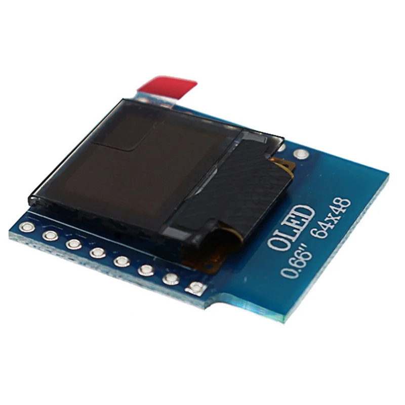 ABGN 0.66인치 백색 OLED 디스플레이 64X48 16핀 SSD1306 드라이브 화면 보드 없음