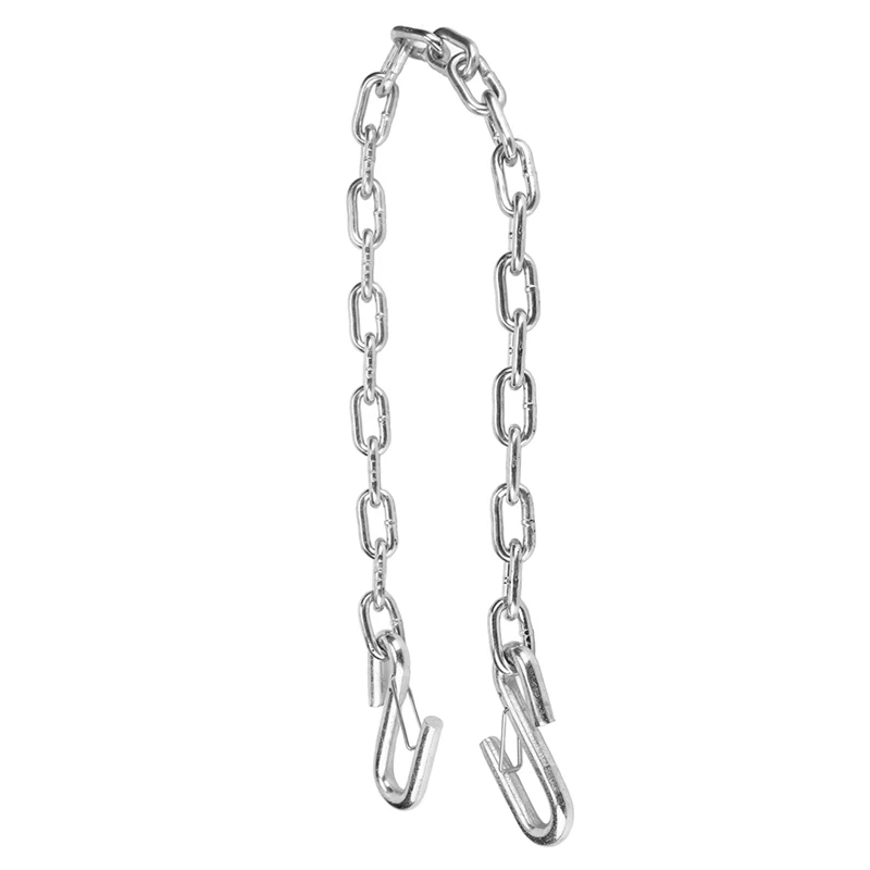 Super Sale 1 meter Trailer Safety Chain 3500lbs with Double Spring Clip Hooks