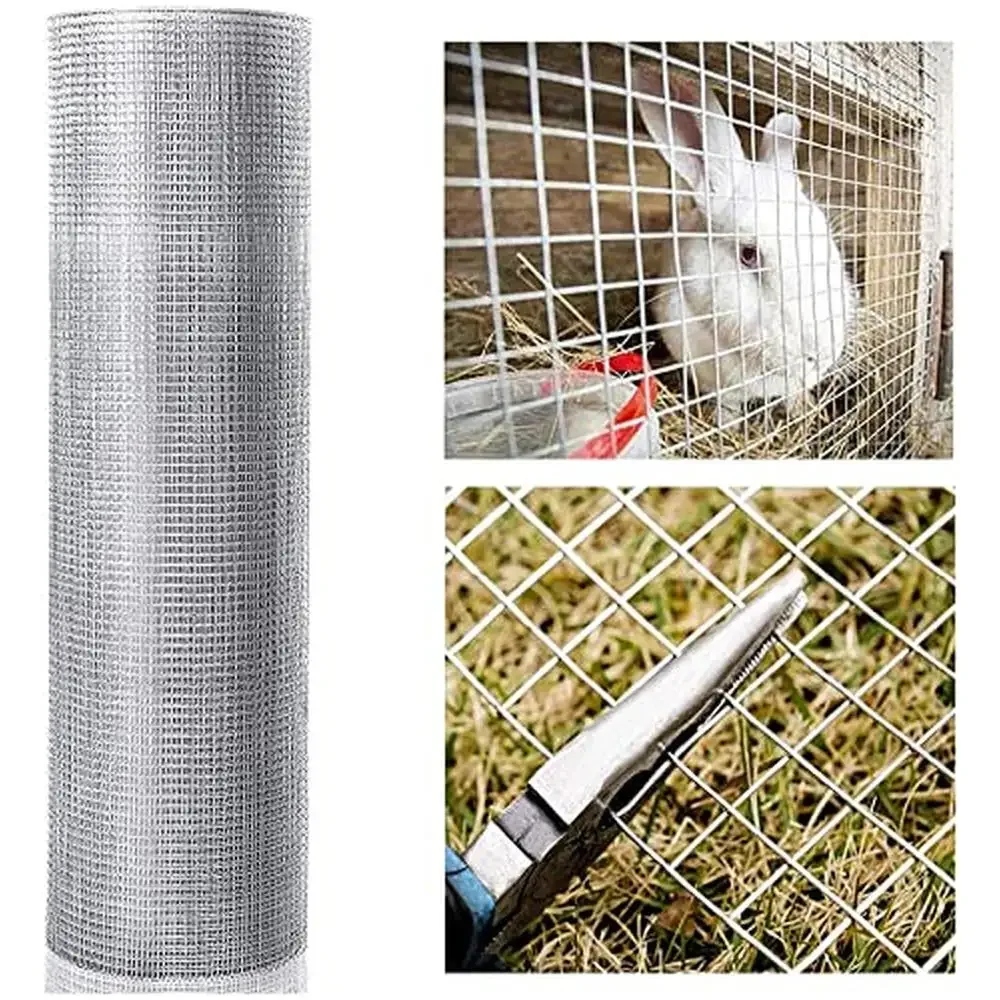 

19 Gauge Galvanized Welded Chicken Wire Netting Garden Fence Protection Garden Cage