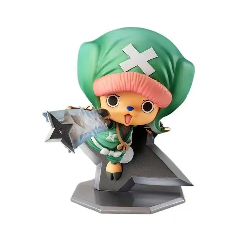 Bandai Banpresto One Piece Q-version Ninja Chopper POPkimono The Country of Harmony  in-vehicle Trendy Play Anime Figure Model