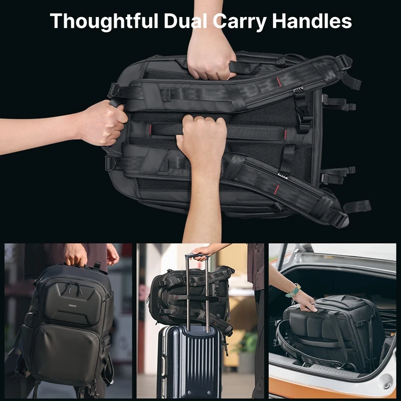 Ulanzi BP10 35L Travel Photography Backpack Multi-functional Waterproof Outdoor Camera Backpack for Canon Nikon Sony Fujifilm