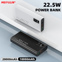 22.5W Fast Charging 10000mAh Power Bank 20000mAh USB C PD20W External Battery Large Capacity Powerbank For iPhone Samsung Xiaomi