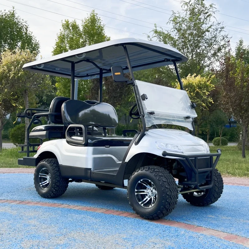 China Factory Sightseeing Tour Bus Electric Golf Cart 4 6 Seats 60V For Park Leisure Transportation Golf Carts Electric