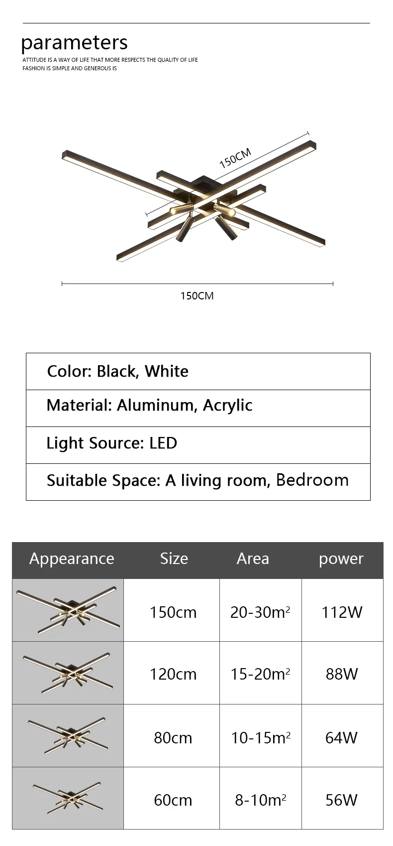 Linear LED Ceiling Light — product detail 3