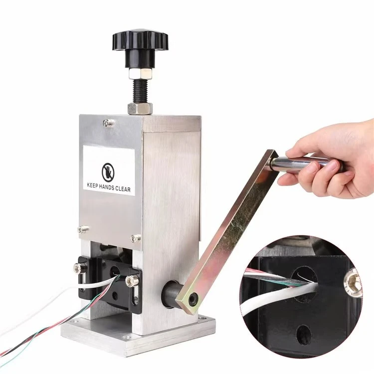 Small household manual wire stripping machine, peeling machine, waste cable and wire dialing machine
