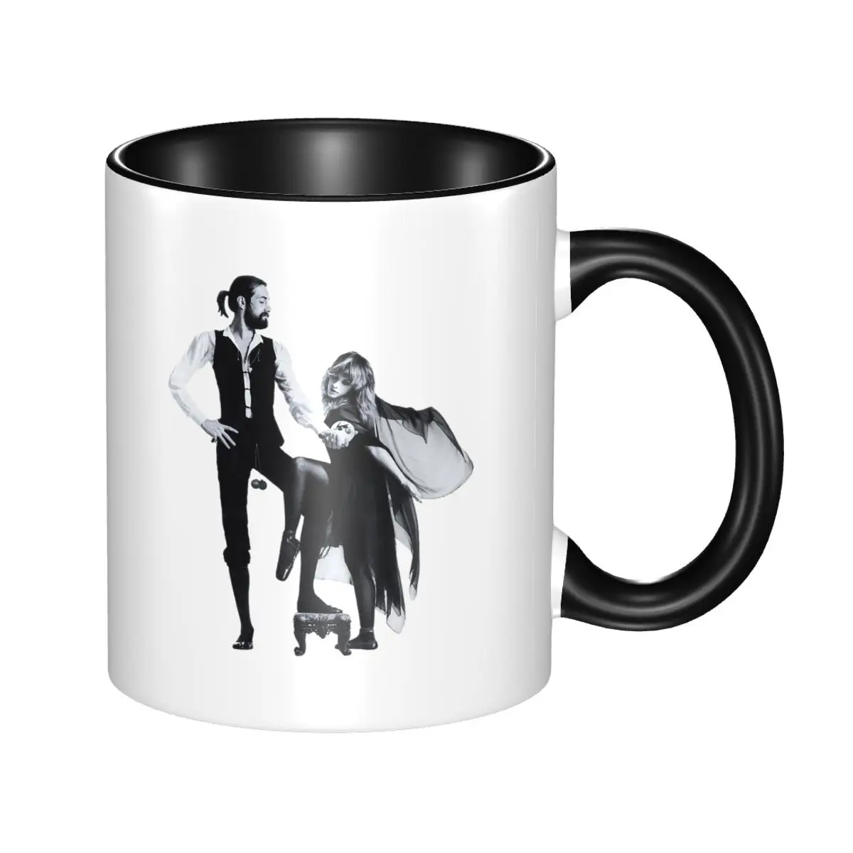 FLEETWOOD MAC الشائعات القدح مضحك أكواب القهوة السيراميك أكواب الشاي كوب حليب درينكوير هدية للمرأة الرجل