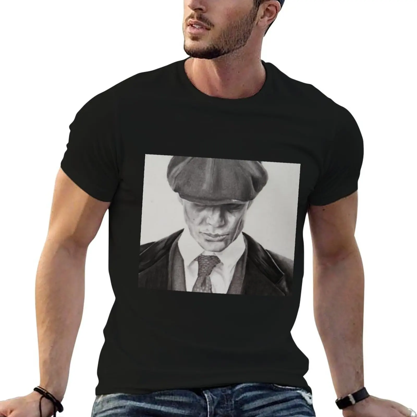 Tommy Shelby T-Shirt All Match Basic Short Sleeve Top