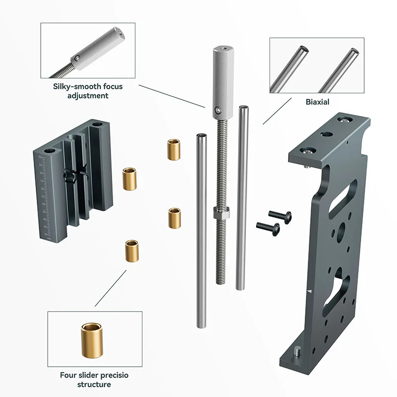 Atomstack Maker L1 Z-axis Height Adjuster for Laser Head Module Lifting and Rotating Accessories With Scale