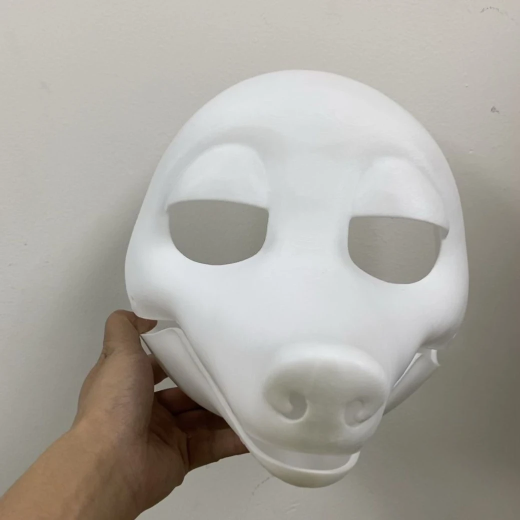 

Kigurumi Basic Mask Realistic Animal Canine Fox Skull Movable Jaw Animal Skull Animation Accessories Prop Gift Hinge Kemono