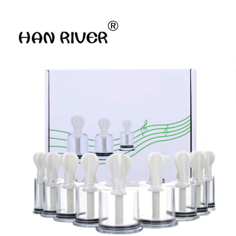 

HANRIVER Vacuum cupping, 9 canned household hand twist type magnetic therapy cupping rotary extraction cupping