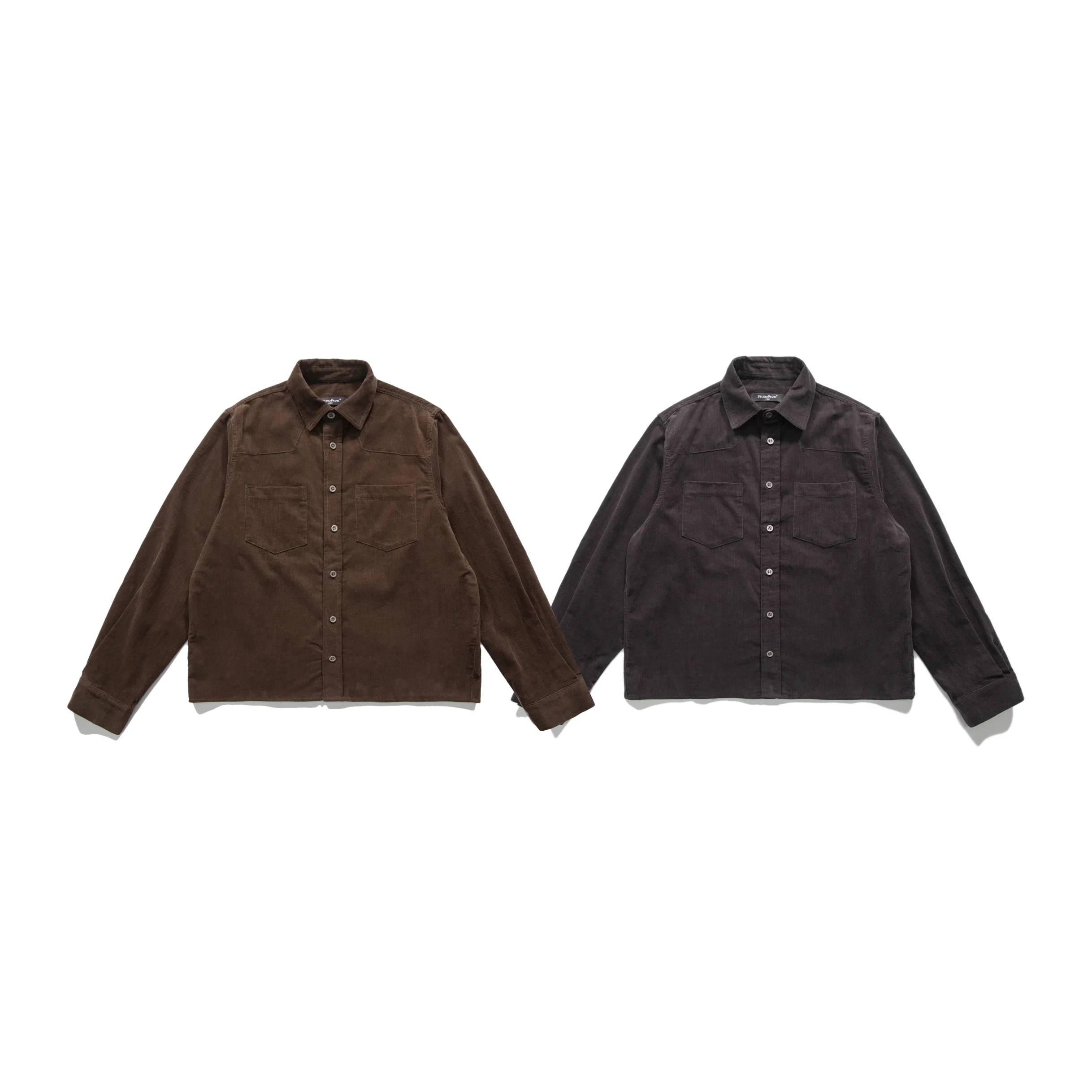 

Kapital Vintage Men's Loose Fit Long Sve Corduroy irt Casual Classic Sle Spring Autumn Japanese Sle Color