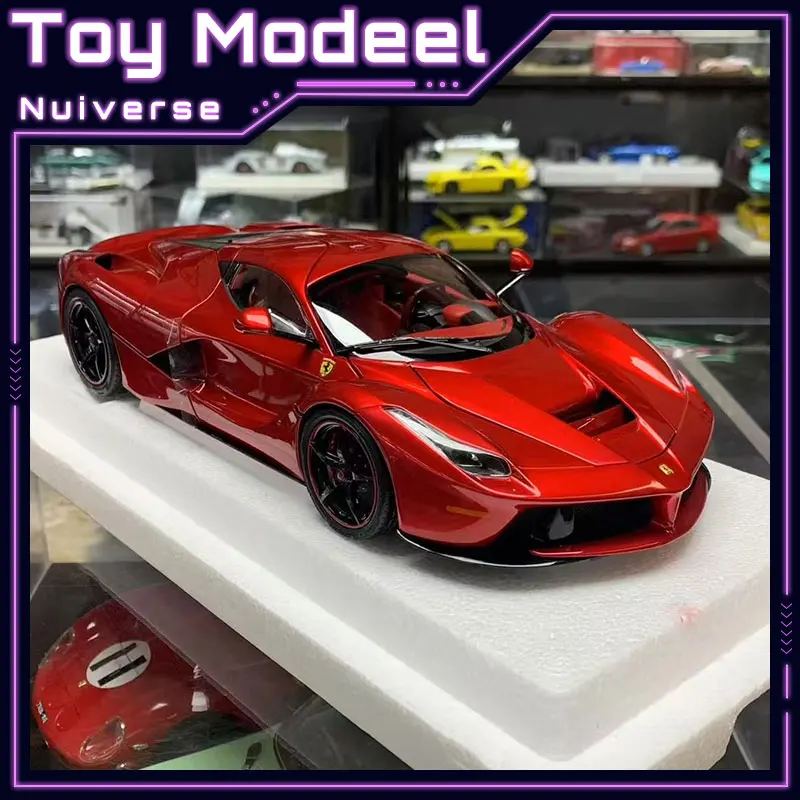 BBR 1:18 Ferrari LaFerrari Red Corsa Diecast Alloy Simulation High Detail Collectible Car Model Toy Vehicle Display Perfect Gift