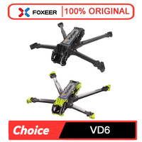FlyFishRC Volador II VD6 V2 Deadcat T700 6inch Frame Kit Compatible with DJI O4 Air Unit Pro for RC FPV Freestyle Racing Drone