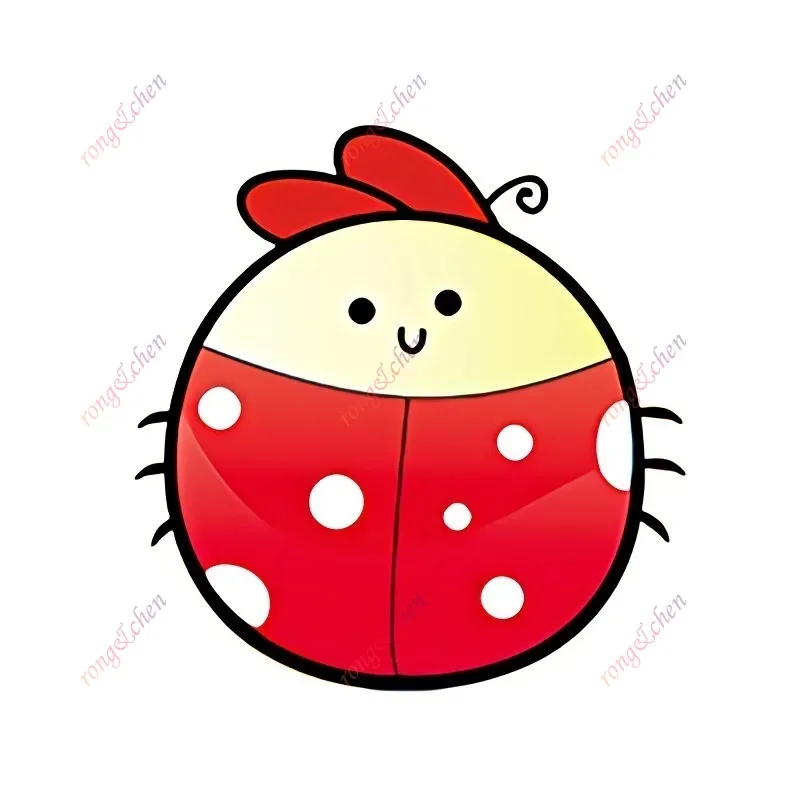 

Cartoon Car Sticker Lovely Ladybug for Car Motorcycle Racing Helmet Laptop Trunk Body Car Window Surfboard Waterproof PVC Decals