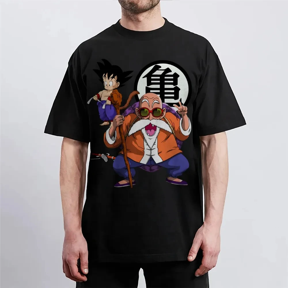 Dragon Ball T-shirt Men's Pure Cotton Casual  Round Neck T-shirt Short Sleeve Clothing Summer Sports Casual Short Sleeve Top