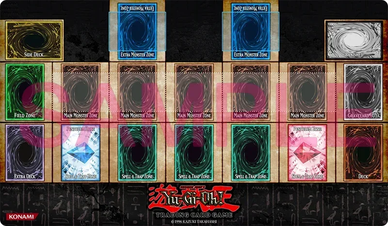 yugioh deck template Master Rule 4 Link Zone 1p Custom TCG Playmat Best Tube for sale online Here's a fun Yugioh template