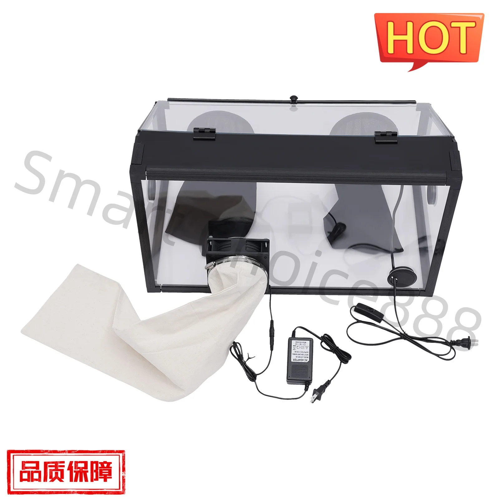 Acrylic Dust Box Transparent Acrylic Cover Durable Acrylic Dust Box Cover for Carving Grinding