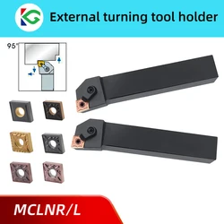 MCLNR MCLNL MCLNR1616 MCLNR2020 MCLNR2525 MCLNR3232 portautensili per tornitura esterna CNMG CNMG12 inserti in metallo duro utensili da taglio per tornio