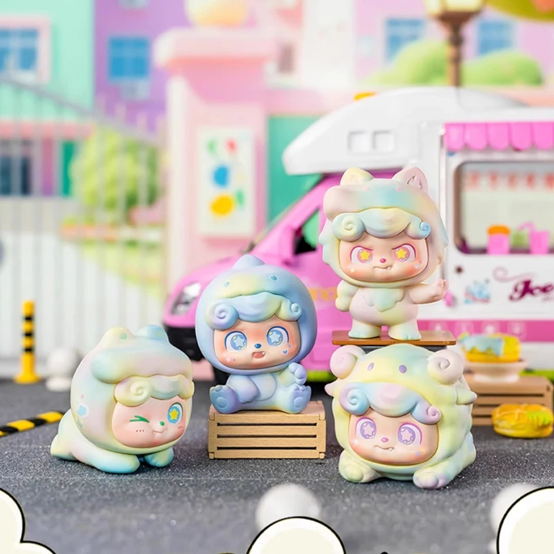

Super Q Team Blind Box Mini Q Kid Trendy Cute Display Figurines Collectible Ornaments Surprise Toy Gifts For Trendy Collectors
