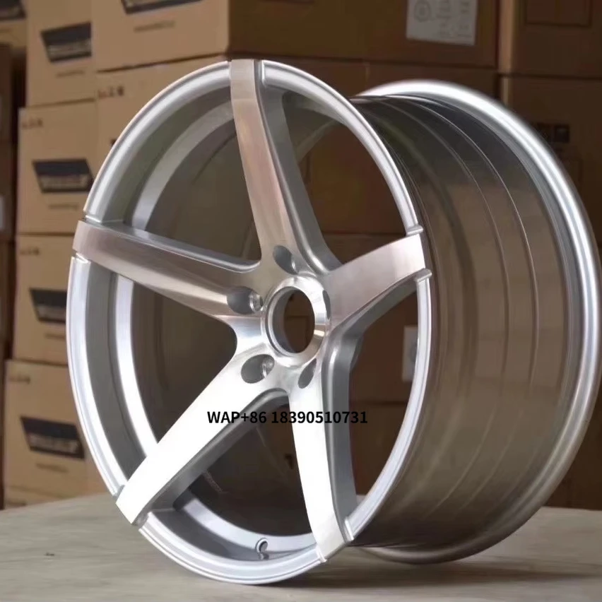 

Concave Aluminum Alloy Wheels Multi Spoke Chrome Finish 5x120 New