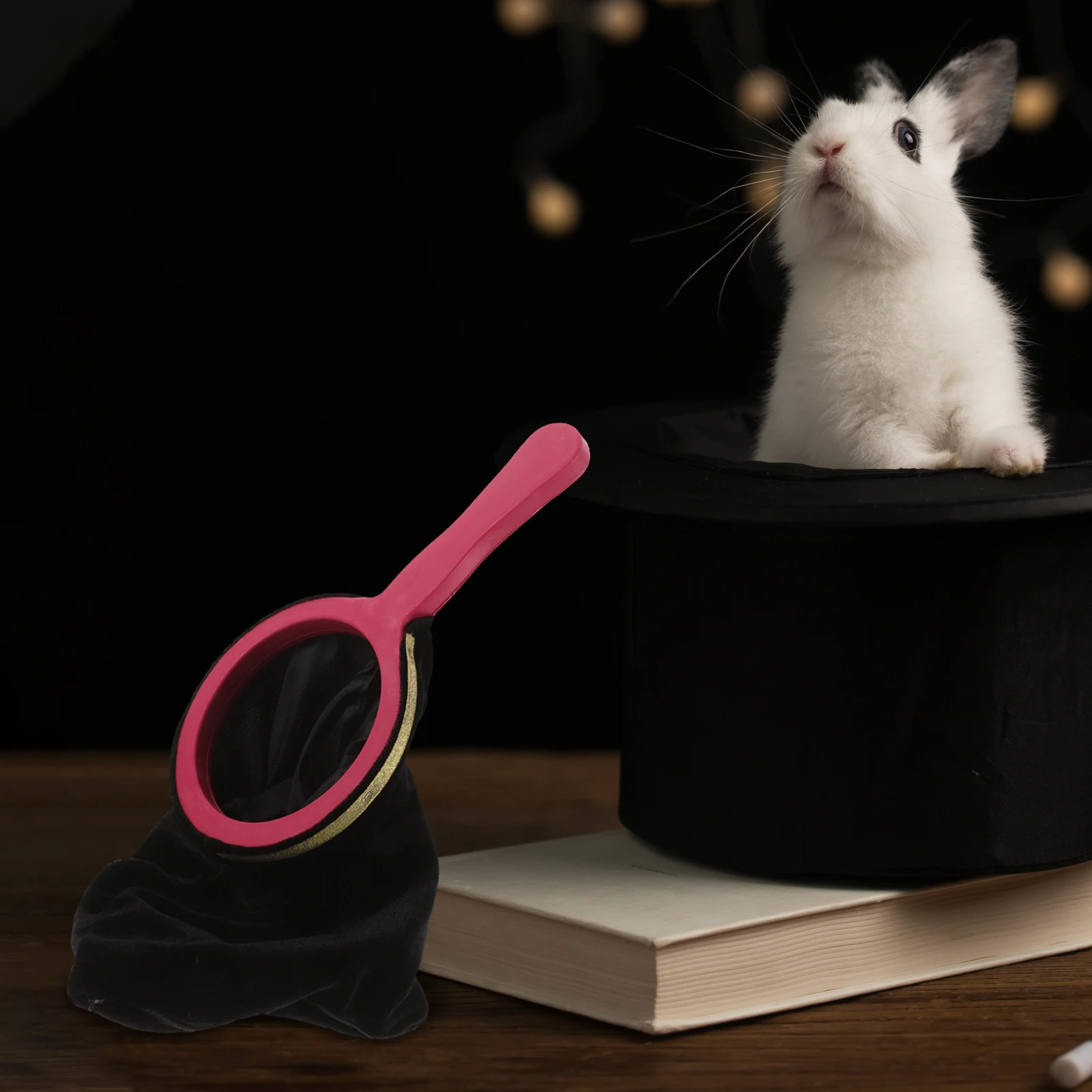 

Elegant Magician Prop Bag Spacious Interior Reliable Gadget Tricks Stage Show Accessories Party Performance