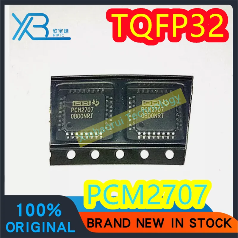 (1/20pieces) PCM2707PJT PCM2707 PCM2707PJTR QFP-32 7*7 DAC linear audio processing chip 100% brand new authentic spot