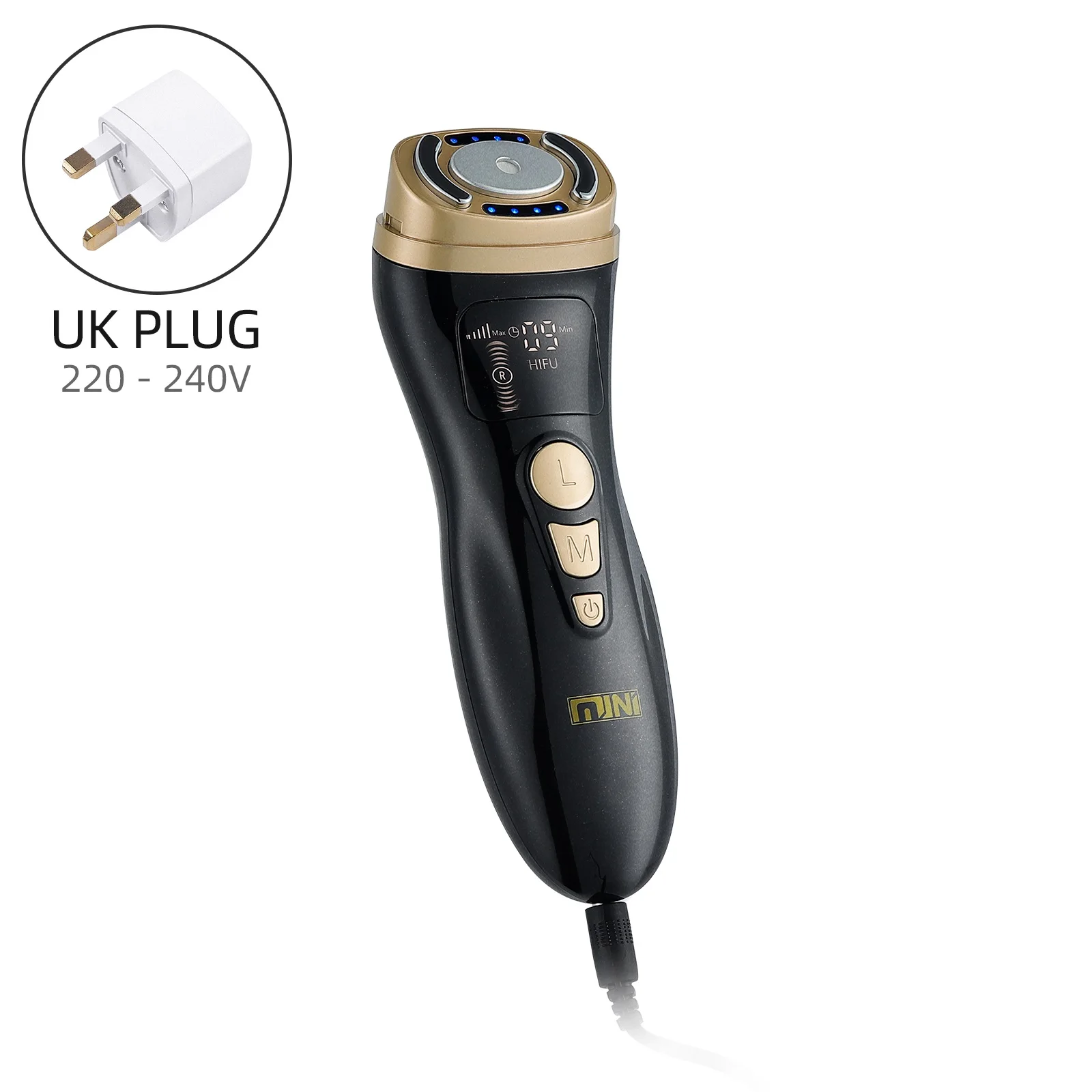 Mini HIFU Machine Ultrasone RF EMS HIFU Gezichtslifting Huidverstrakking Apparaat Gezicht Kin Nek Oog Anti Rimpel Massager Thuisgebruik