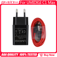 Umidigi Charger 100% Original New Official Quick Charging Adapter + USB Cable Data Line For UMIDIGI C1 Max G1 Max Charger