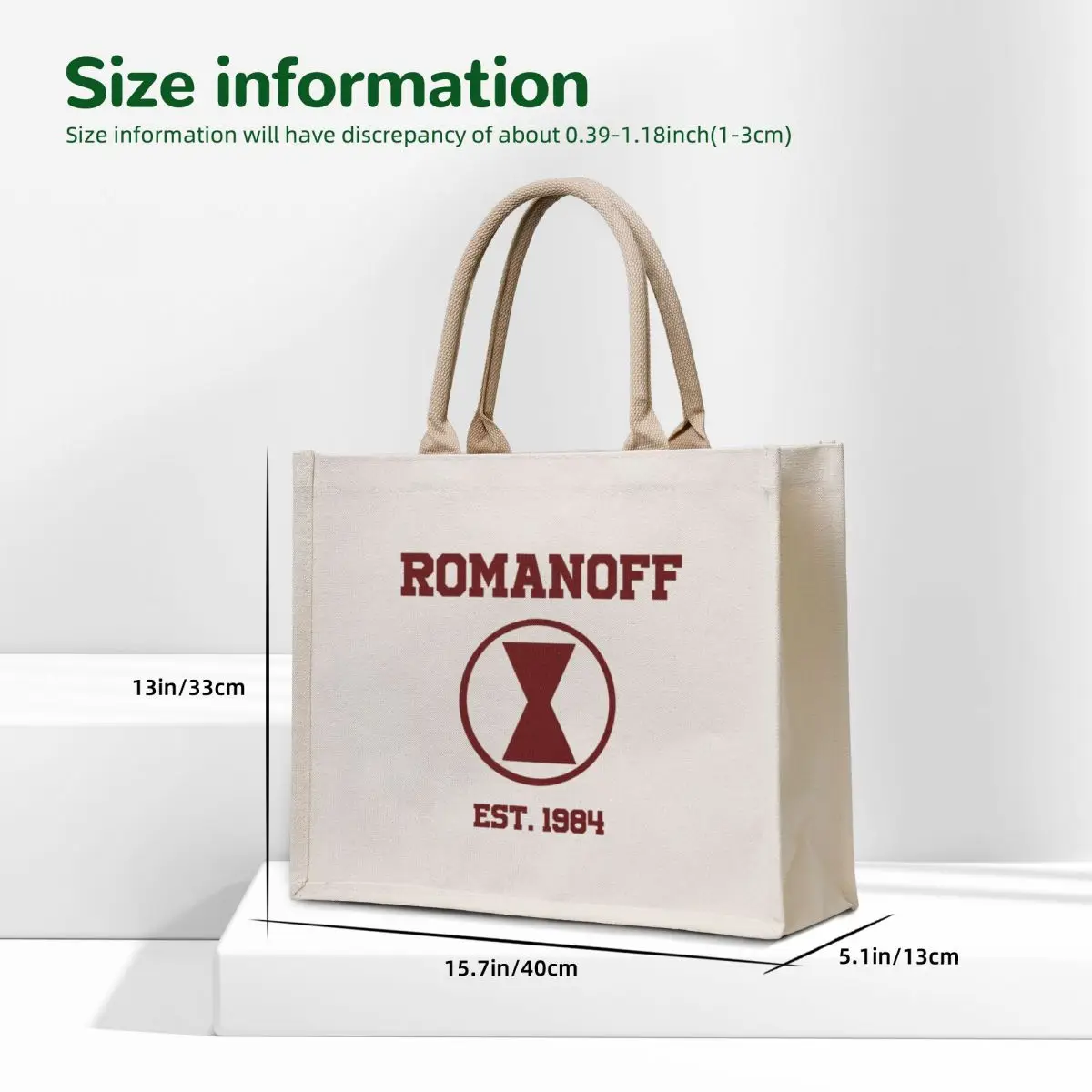 Romanoff university Tote Bag eco pack bags for women tote bag university Big bag