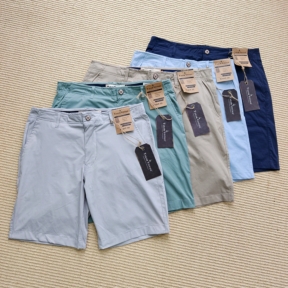Casual Men's Golf Series Shorts Elastic Versatile Comfortable Cotton Blend Breathable Straight Leg Pants Stylish for All Occa...