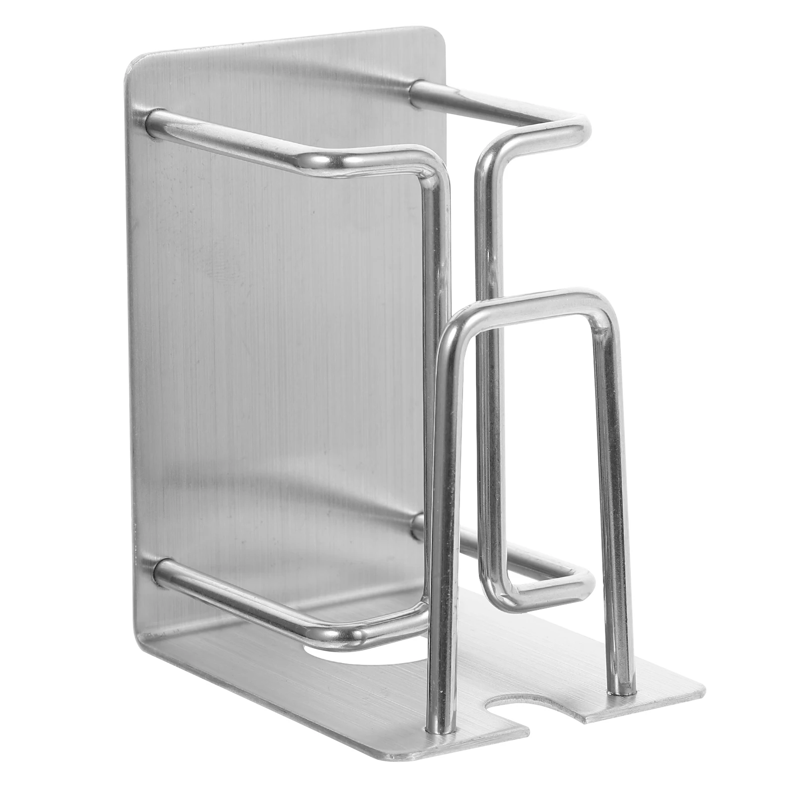 

Wall Mounted Toothbrush Holder Rack Silver Stainless Steel Bathroom Storage Punch Free Design Electric Compatible Dry Quickly