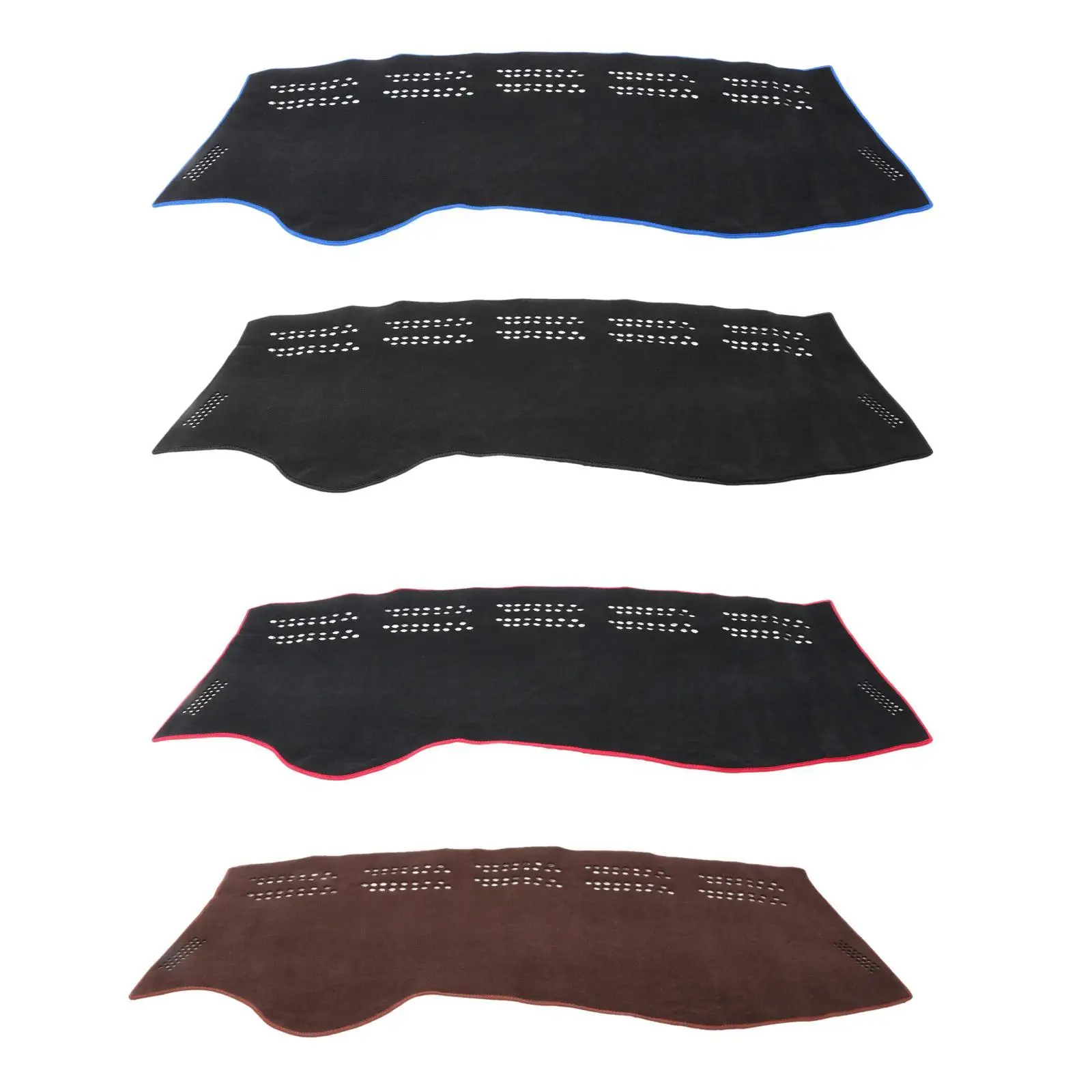 Car Dashboard Anti Slide Mats Non-Slip Multifunctional Soft Polyester Mount Holder for Electronic Devices Navigation