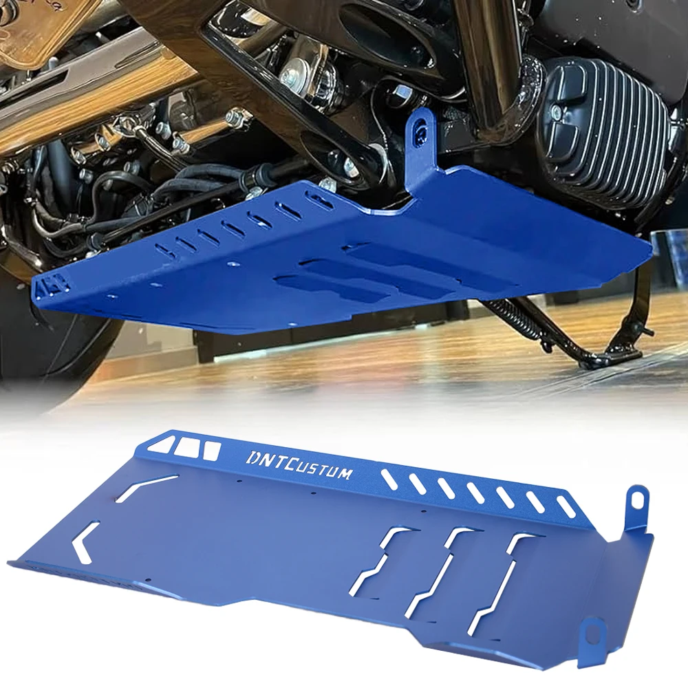 

Motorcycle Full Lower Skid Plate Lower Engine Base Chassis Guard Protection for Harley Softail M8 2018 up