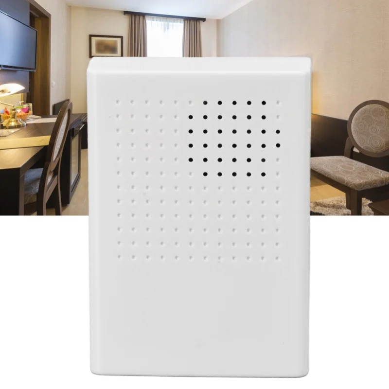 12V Wired Electronic Doorbell Dingdong Ringtone 90dB White Access Control For Hotel Home