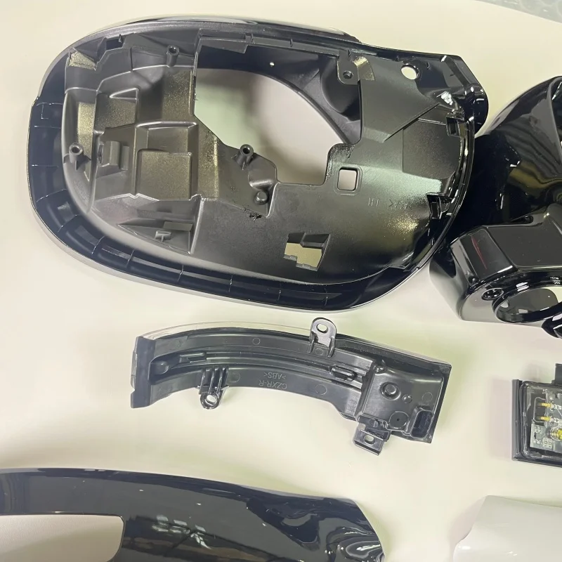 Für Mitsubishi Outlander 2013-2019 Auto Links Rechts Beheizbarer Außenspiegel Glas Spiegelabdeckung Rahmen Blinkerlicht Motor Neu – Detail 3