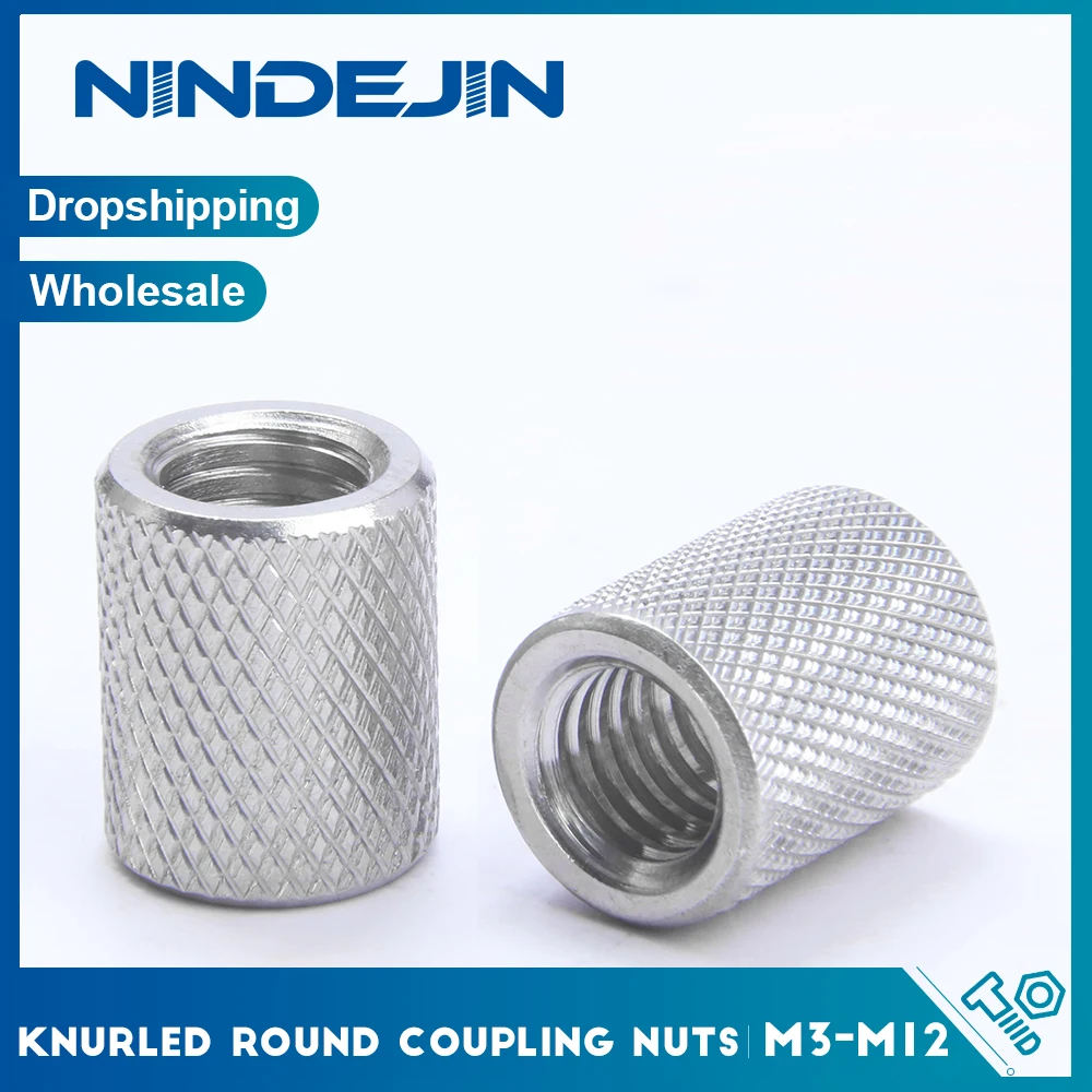 1-5Pcs Round Knurle…